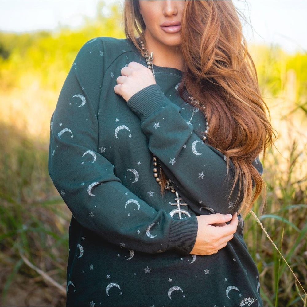 Hooey Moon Star Pullover Sweater - Picture 6 of 8